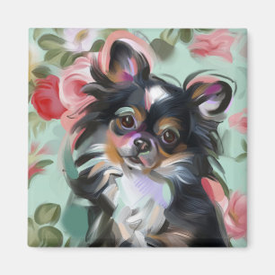 "Dulce" imán de arte para perros Chihuahua