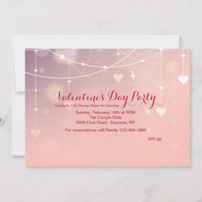 Dulce invitación a San Valentín (Anverso)