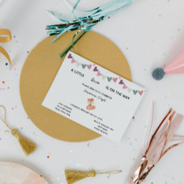 Dulce Invitación de Baby Shower del Día de San Val