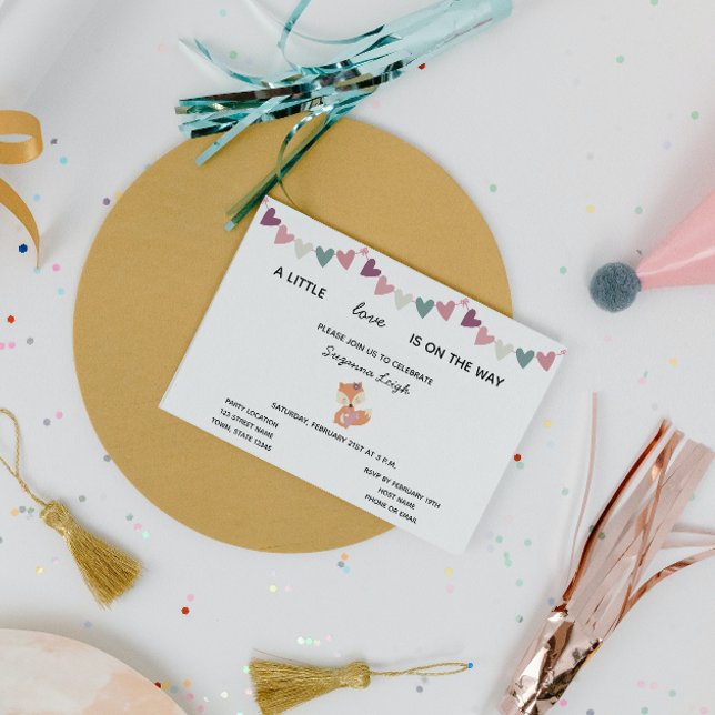 Dulce Invitación de Baby Shower del Día de San Val (Subido por el creador)