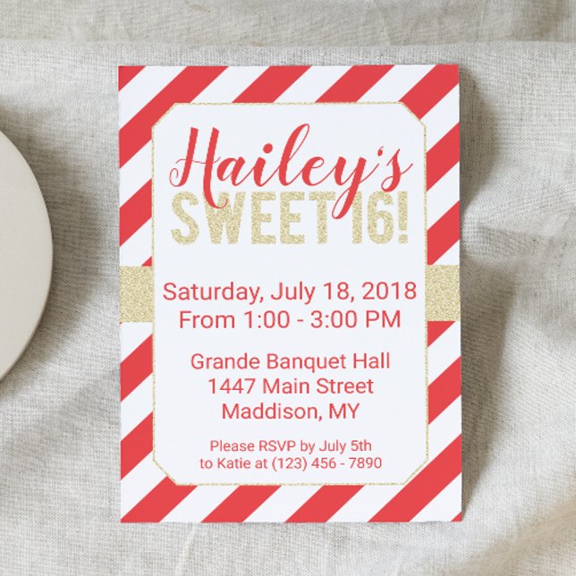 Dulce Invitación de Cumpleaños (Subido por el creador)