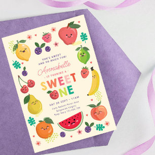 Dulce invitación de cumpleaños, Chicas Primer Fies