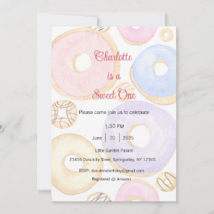 Dulce Invitación de Uno, Fiesta de Donut Uno