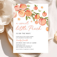 Dulce Invitación para Baby Shower de Pequeña Meloc
