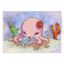 Dulce madre y bebé Día de la Madre Octopus