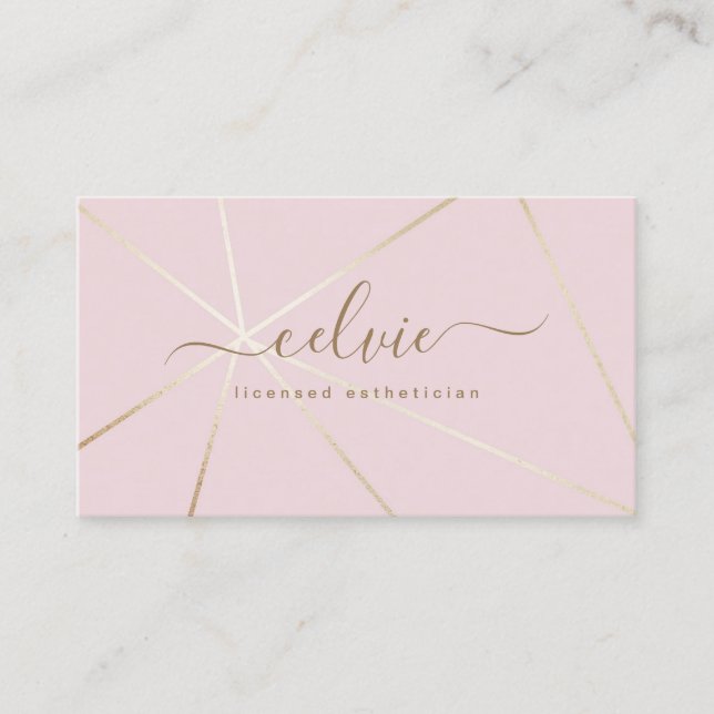 Dulce Moda sabrosa Elegante tarjeta de visita Mini (Anverso)