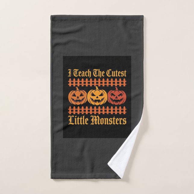 Dulce o Truco de Halloween Pequeños Monstruos Cala (Toalla de mano)