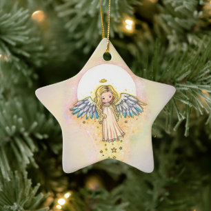 Dulce Ornamento de Navidad Ángel Whimsical