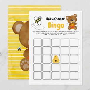 Dulce Oso de Peluche Abejorro Cumple de Bebé Bingo