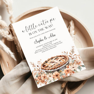 Dulce Pastelito Acuarela Invitación de Baby Shower
