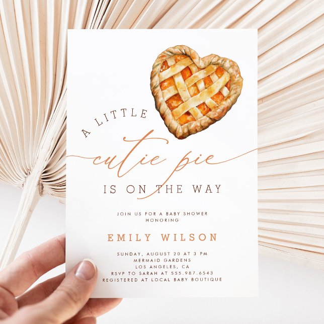 Dulce Pastelito Otoño Invitación de Baby Shower Ne (Subido por el creador)