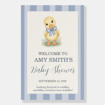 Dulce Patito Dusty Blue Baby Shower