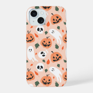 Dulce patrón de Jack-O-Lantern y fantasma