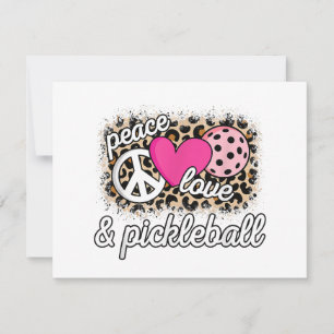 Dulce Paz Amor Jugador de Pickleball Divertido Pic