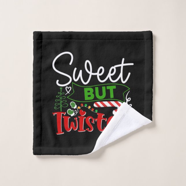 Dulce Pero Divertido Caramelo De Navidad Torcido (Toallita)