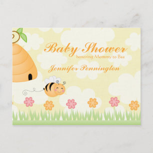 Dulce personalizado burbuja abeja invitación a la