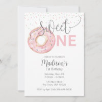 Dulce Primera Invitación Acuarela Niña