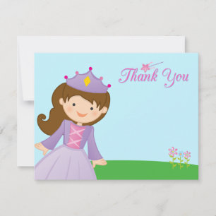 Dulce princesa chica cumpleaños gracias tarjeta pl
