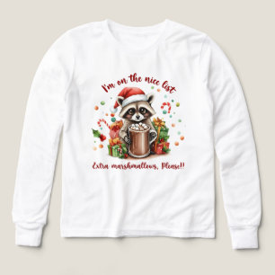 Dulce regalo de mapache de Santa