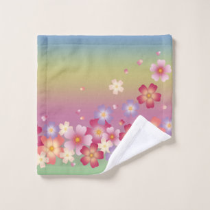 Dulce Sakura florece Kimono estilo Arcoiris