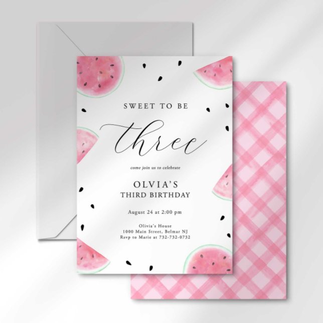 Dulce ser 3 Invitación de cumpleaños número tres d (Subido por el creador)
