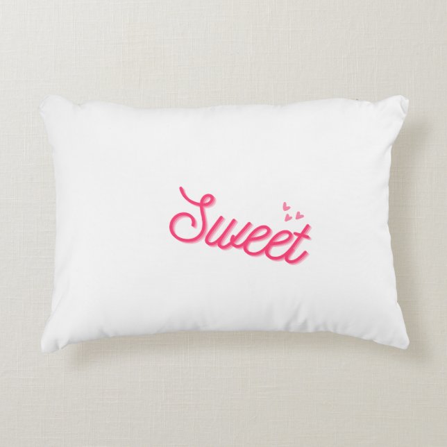 “Dulce Serenidad: Almohada Decorativa Blanca” (Anverso)