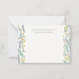 Dulce Sprigs Género Tarjeta de consejo para padres