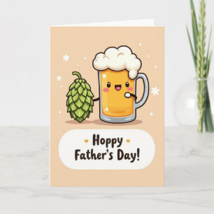 Dulce Tarjeta de Cerveza del Día del Padre