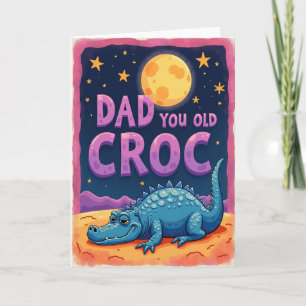 Dulce Tarjeta de Croc del Día del Padre