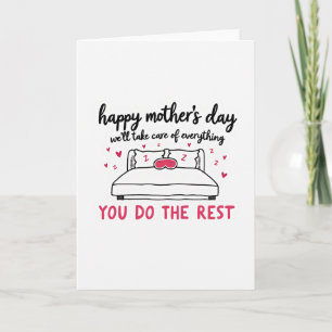 Dulce Tarjeta de Descanso del Día de las Madres