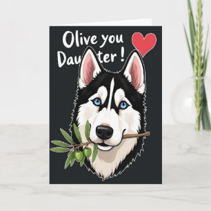 Dulce tarjeta de Día de la Madre para perro con ni