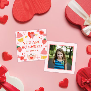 Dulce tarjeta de foto de San Valentín de dulce dul