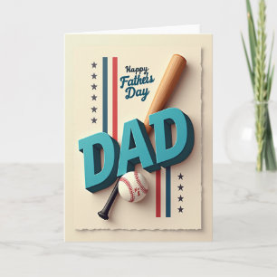 Dulce tarjeta deportiva del Día del Padre