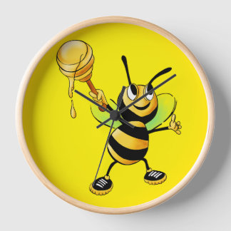 ¡Dulce tiempo con nuestro reloj de la abeja melífe