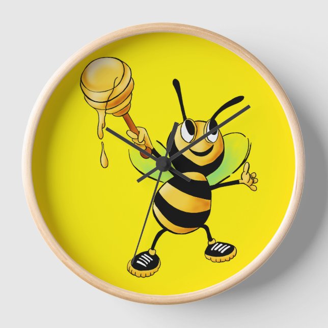 ¡Dulce tiempo con nuestro reloj de la abeja melífe (Anverso)
