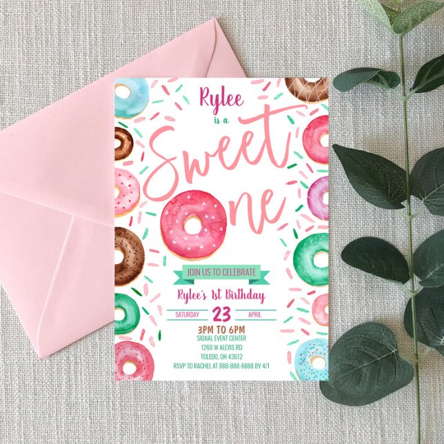 Dulce una invitación a la fiesta de cumpleaños del (Subido por el creador)