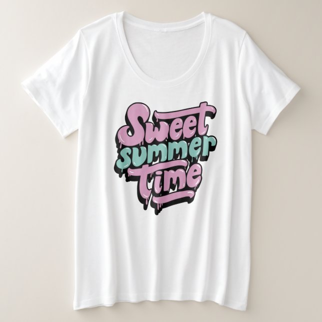 Dulce Verano Retro Tiempo (Anverso del diseño)