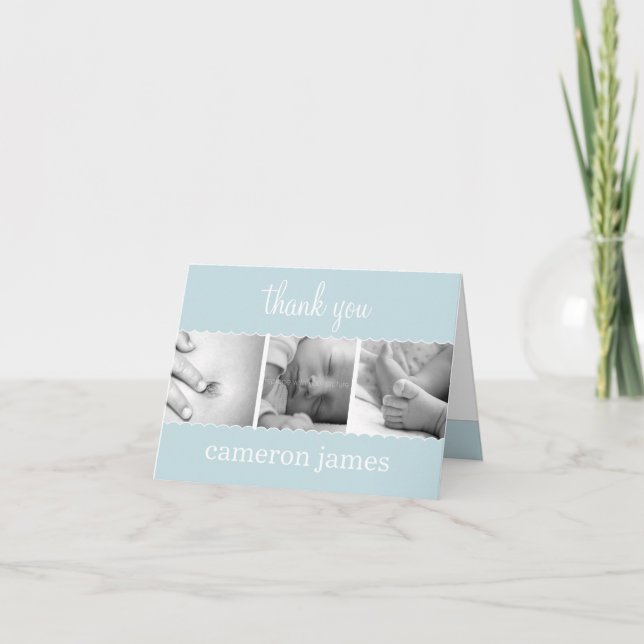 Dulce Vieiras Bebé Gracias Tarjeta (Anverso)