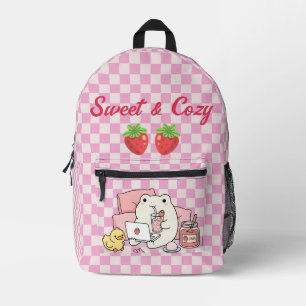 Dulce y Acogedor Bolso de Rana Lindo con Cuadrados
