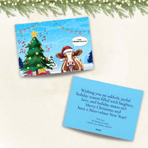 Dulce y divertido Santa vaquero de Navidad de dibu