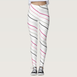 Dulce y elegante: Leggings de raya de caramelo dia