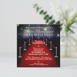 Dulces 16 Glamorosas invitaciones a la fiesta de l
