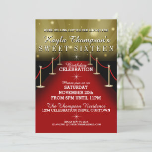 Dulces 16 Glamorosas invitaciones a la fiesta de l