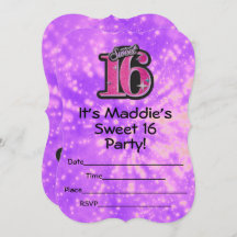 Dulces 16 invitaciones