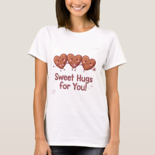 Dulces abrazos para ti - Camiseta de San Valentín