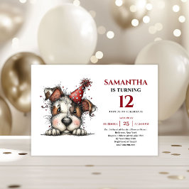 Dulces animales caprichosos invitación de cumpleañ