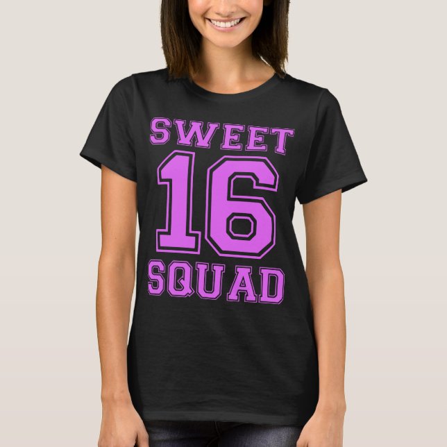 dulces camisetas de 16 escuadrones (Anverso)