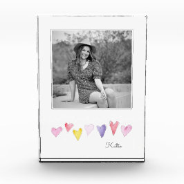 Dulces corazones NOMBRE FOTO Día de la Madre de am