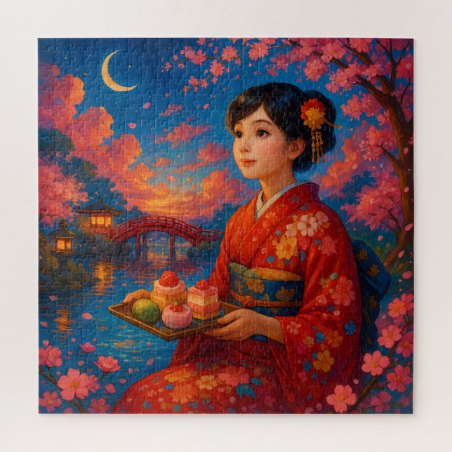 Dulces de fantasía japoneses | Rompecabezas de ens (Vertical)