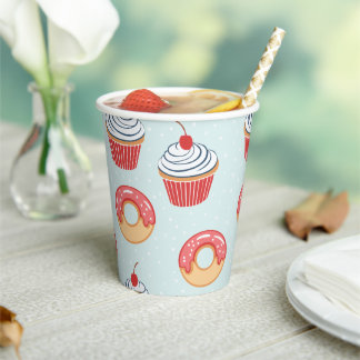 Dulces de pastel Vaso de papel